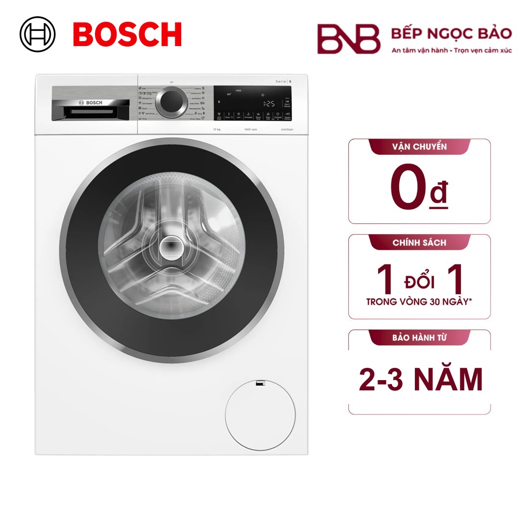 Máy giặt cửa trước Bosch WGG25400SG 10kg - Series 6