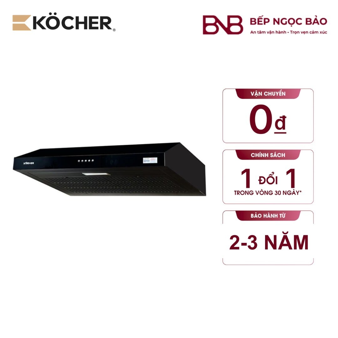 Máy hút mùi Kocher K-6070V (cổ điển phím cơ - 70cm)