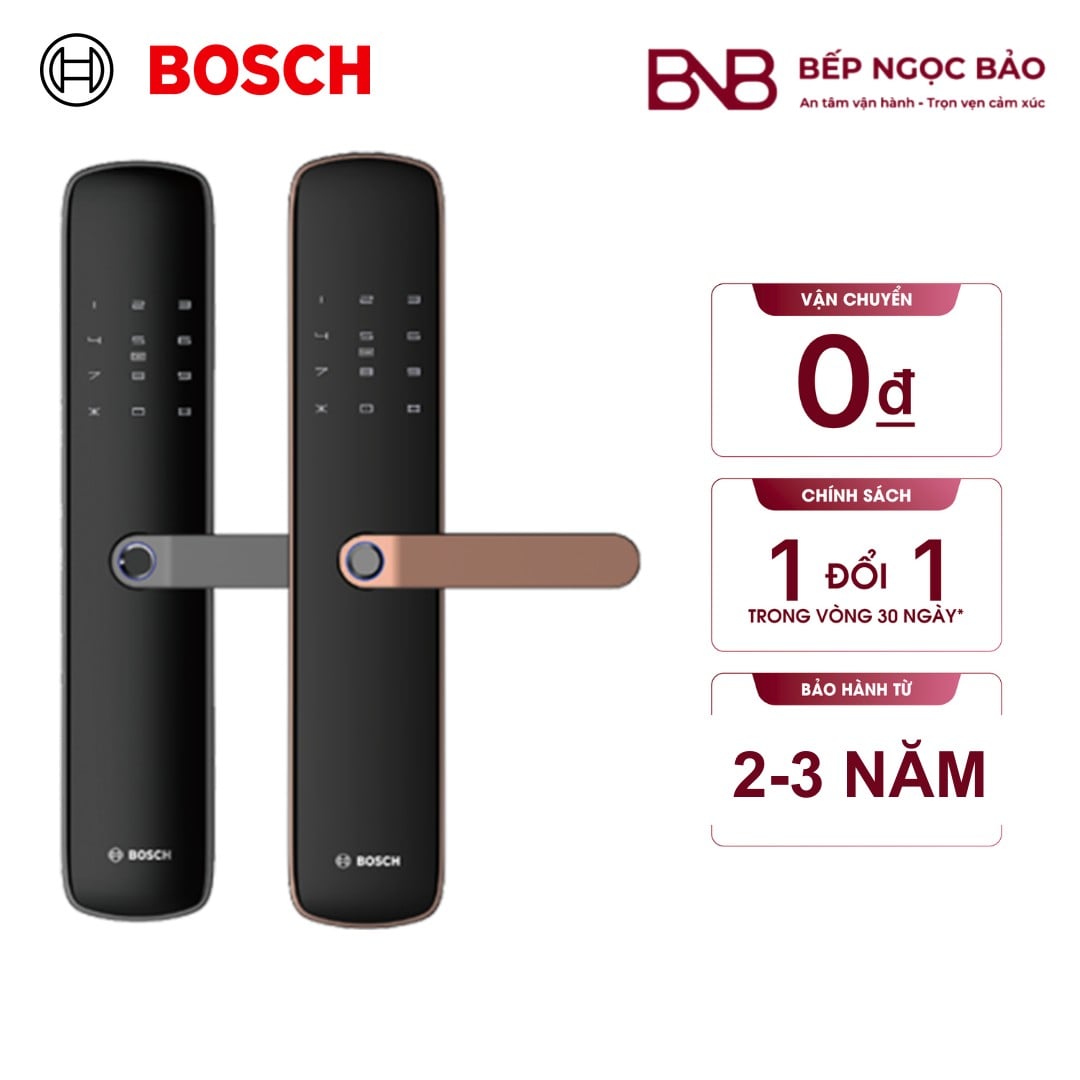 [CHÍNH HÃNG] Khoá Thông Minh Bosch ID60C | Khoá Vân Tay Bosch ID60C