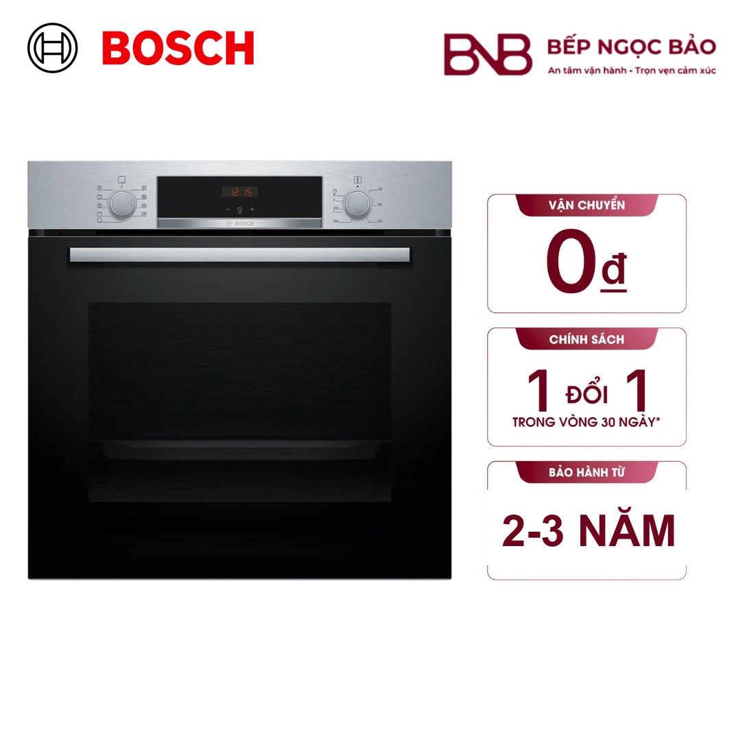 Lò nướng âm tủ Bosch HBA514BS3 Seri 4
