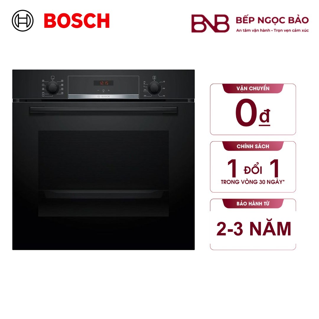 Lò nướng âm tủ Bosch HBA514BB3 - Series 4 - 71L