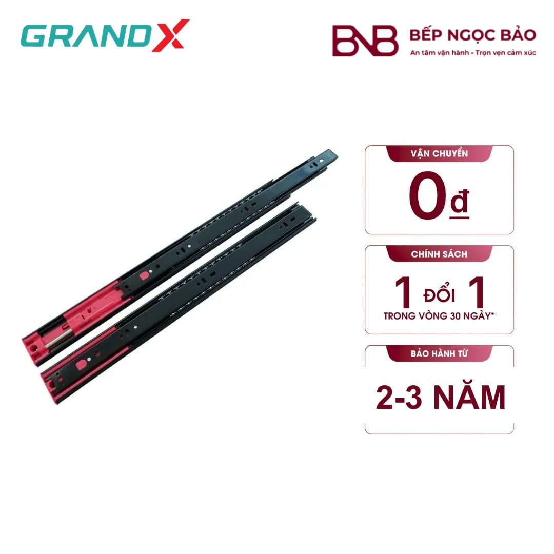 Ray bi 3 tầng giảm chấn Grandx XV.M250-1