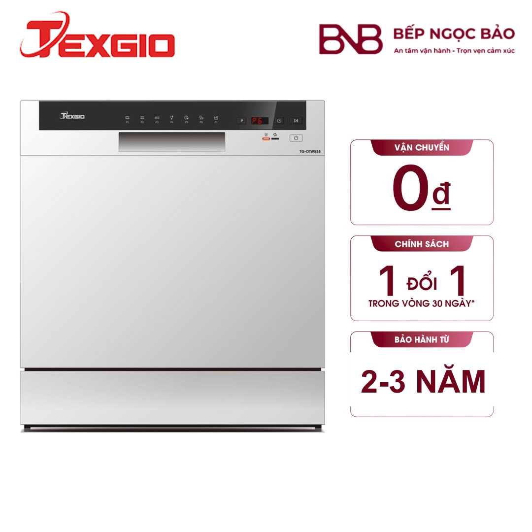 Máy rửa chén Texgio TG-DTW558