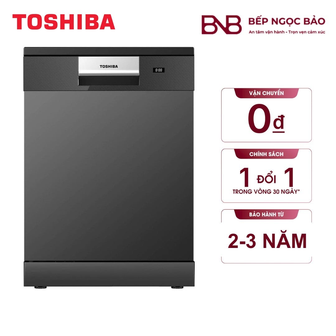 Máy rửa bát Toshiba DW-15F7(G)-VN - 15 bộ