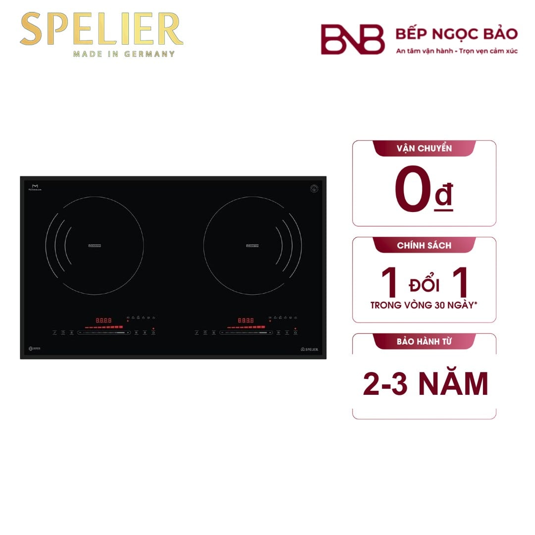 Bếp từ đôi Spelier SMM T170N