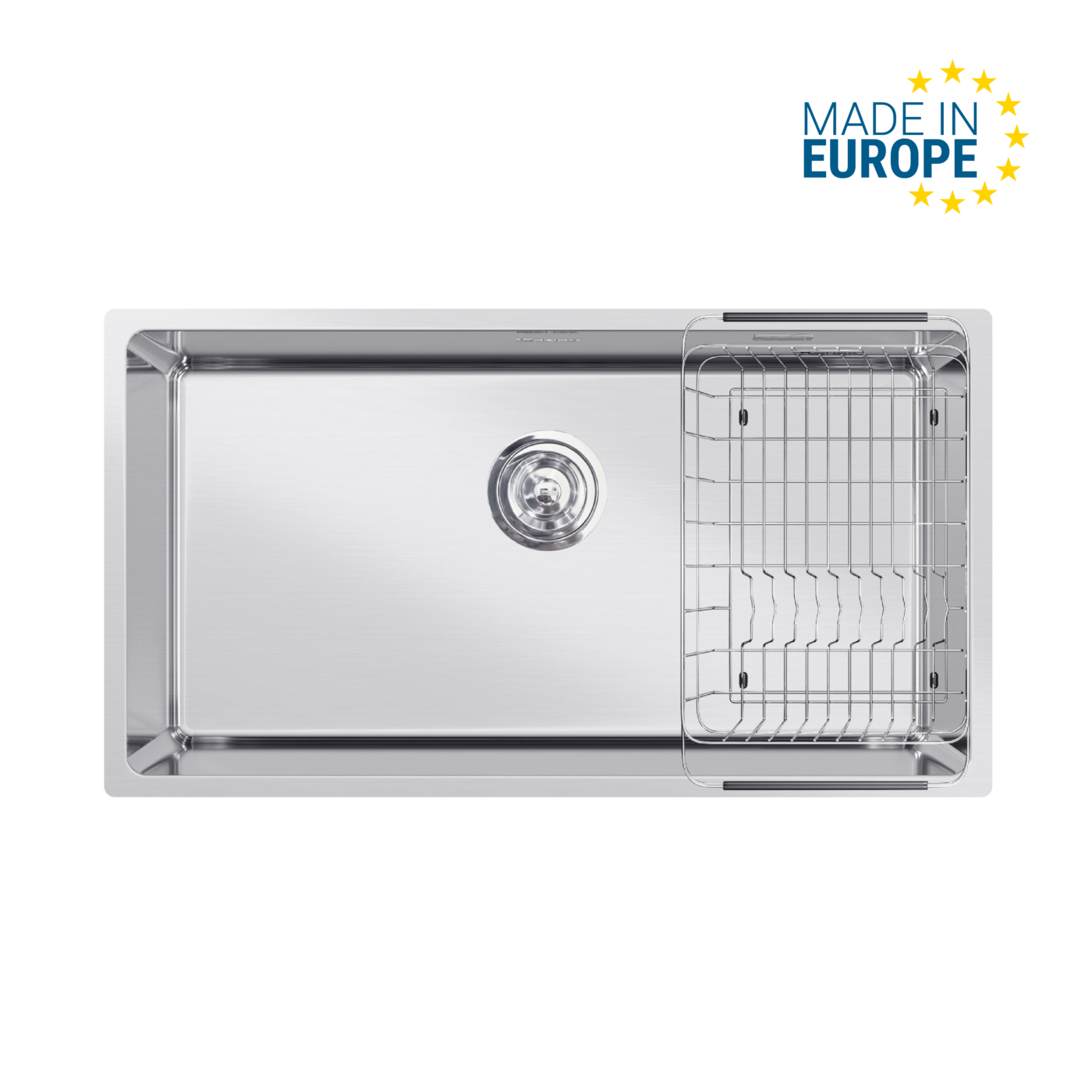 Chậu rửa Konox STELO 780U - 1 hố lắp âm (745×400, AISI 304)