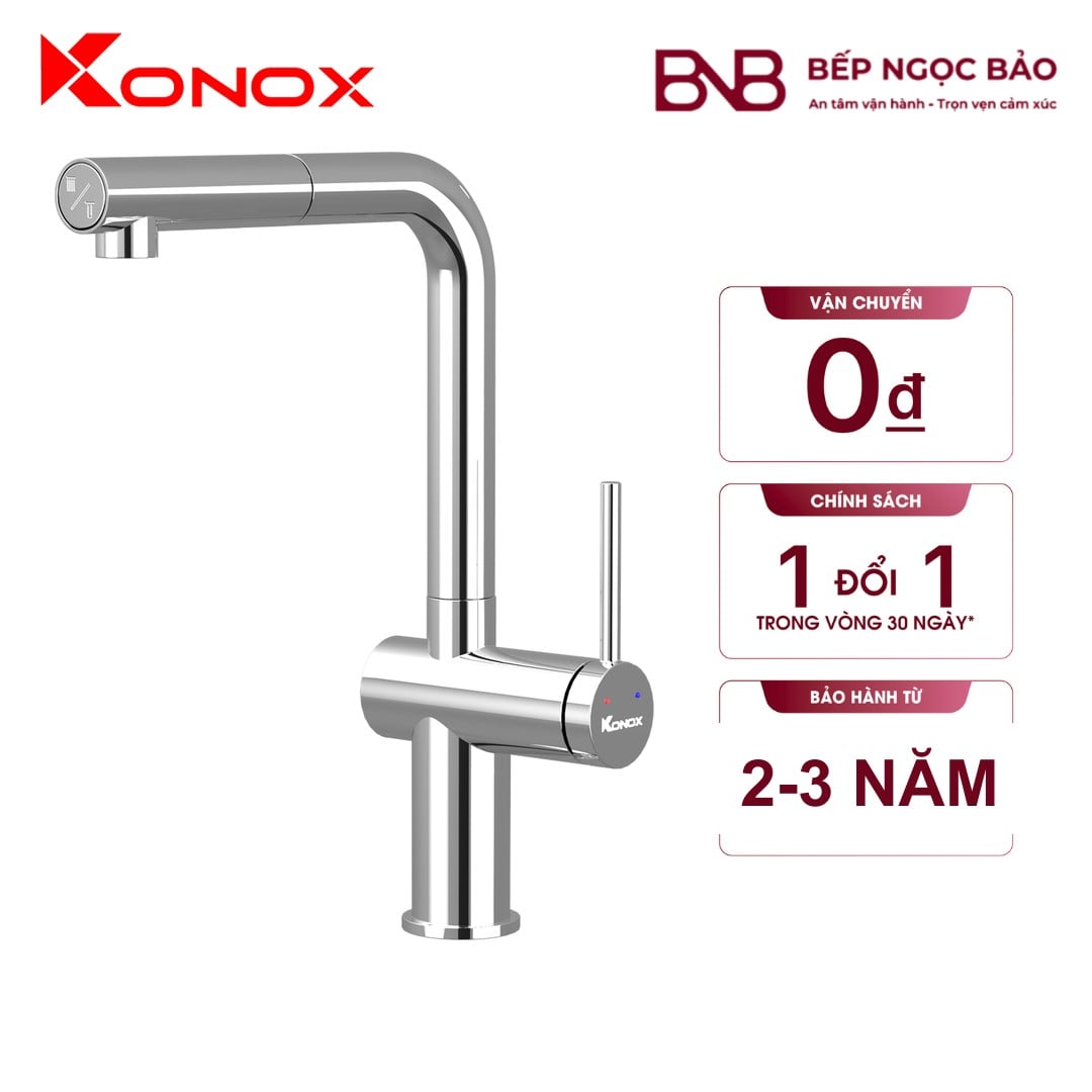 Vòi rửa Konox - smart, PVD 5 lớp BNB1708044