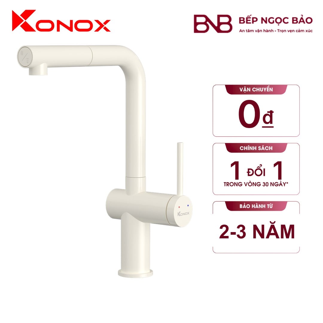 Vòi rửa Konox - smart, trắng kem BNB1708045