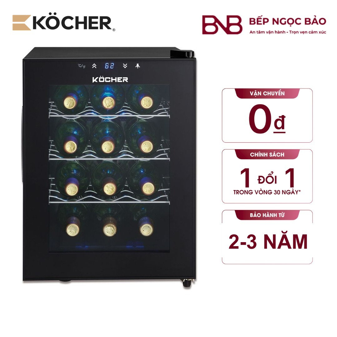 Tủ lạnh/Tủ rượu Kocher KWEU-1012B PRO