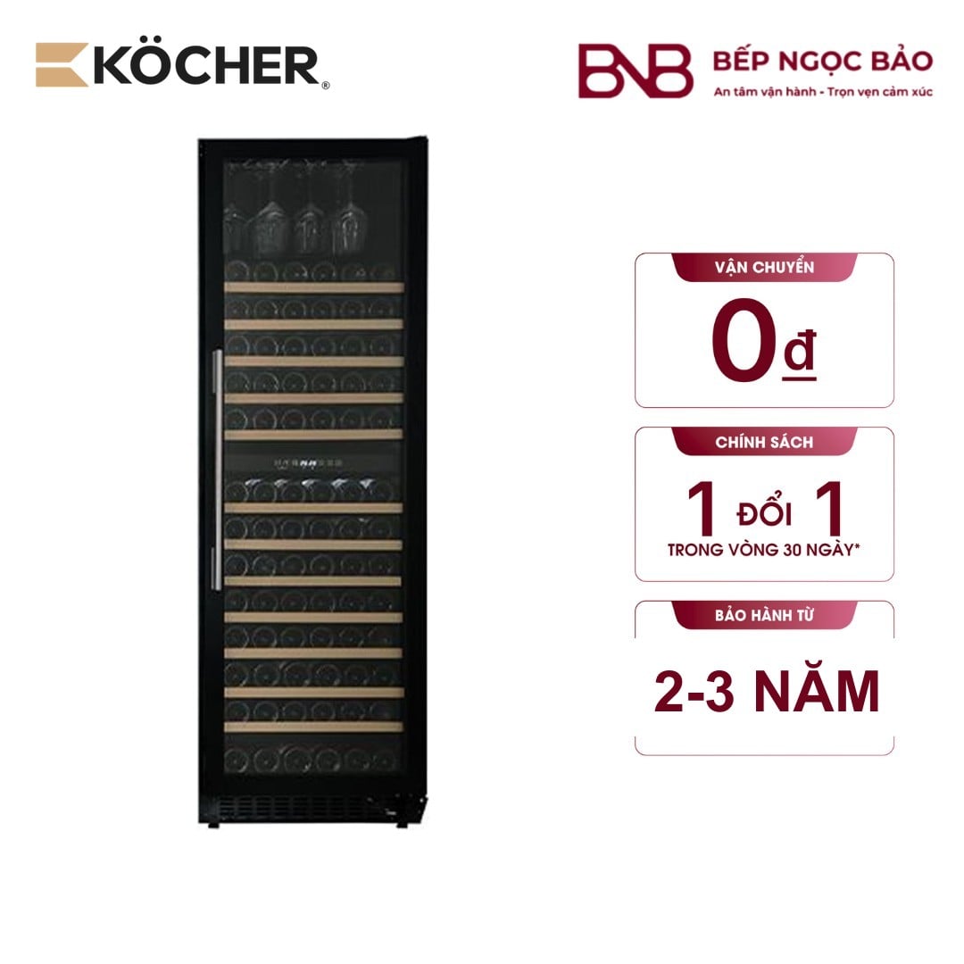 Tủ lạnh/Tủ rượu Kocher KWEU-11126B