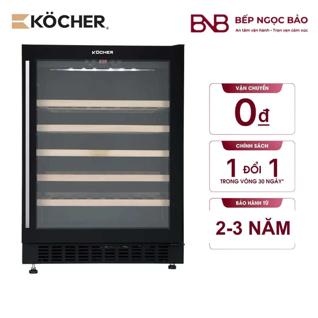 Tủ lạnh/Tủ rượu Kocher KWEU-1156B
