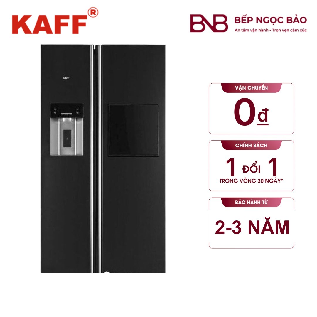 Tủ lạnh Kaff KF-BCD606WHIT