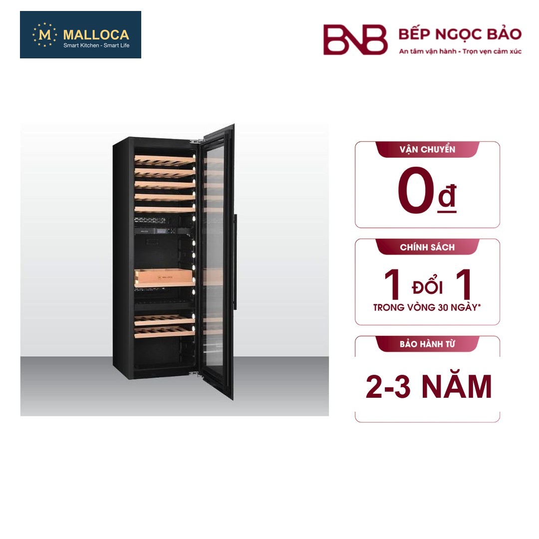 Tủ rượu Malloca MWC95BI