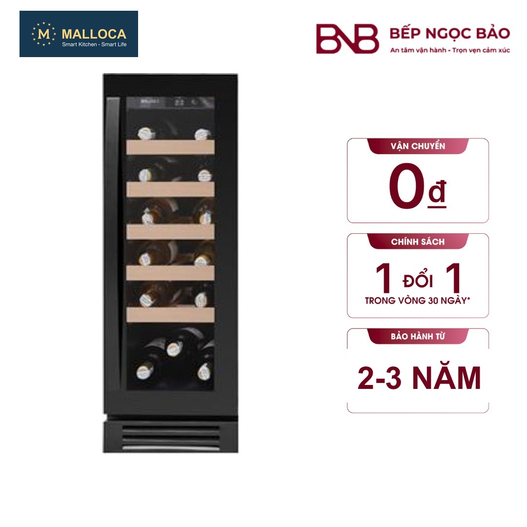 Tủ rượu Malloca MWC20BG