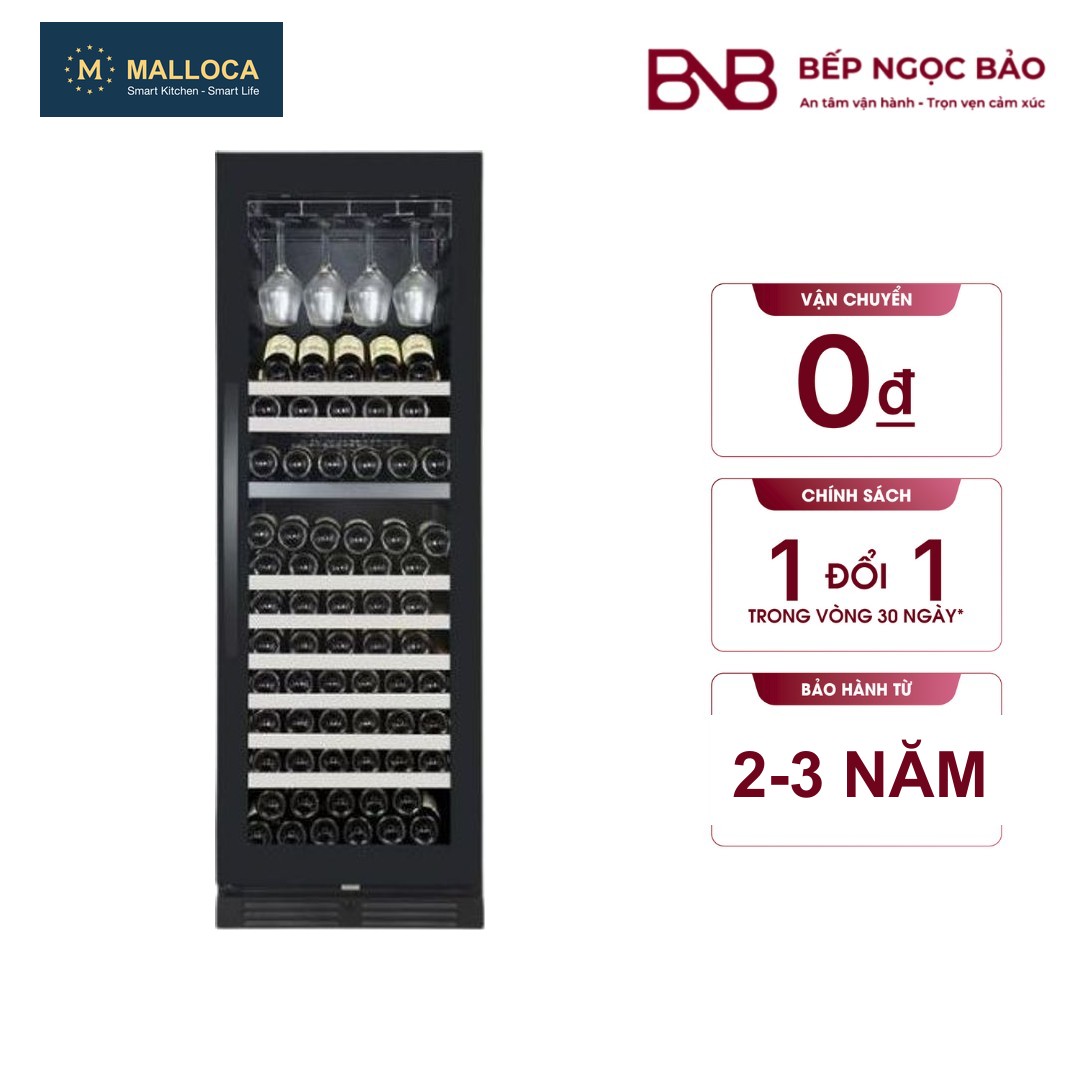 Tủ rượu Malloca MWC180BG