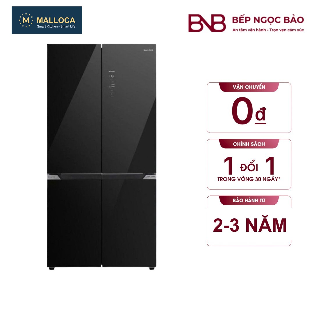 Tủ lạnh Malloca MF428SBI