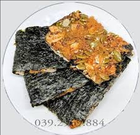  Bánh rong biển kẹp hạt 250g 