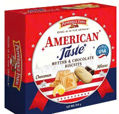  Bánh quy Pepperidge Farm American Taste Butter & Chocolate Biscuits. 