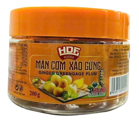  Mận cơm xào gừng 