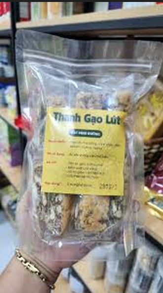  Thanh gạo lứt chay (không chà bông) 250g 