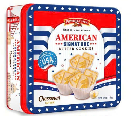  Bánh quy bơ Pepperidge Farm American Signature Chessmen. 