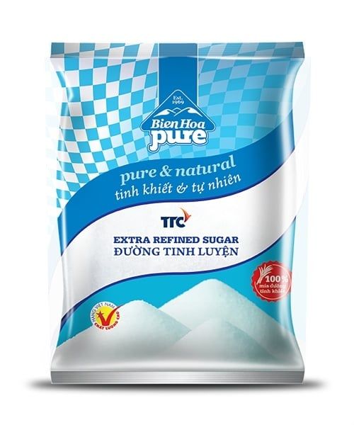  Đường mía thượng hạng Biên Hòa pure túi 1kg 