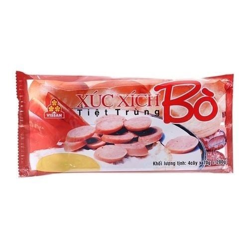  Xúc xích tiệt trùng bò 70g 