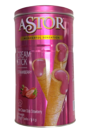  Bánh quế kem Astor hương dâu 