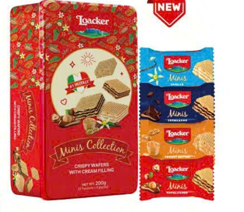  Bánh xốp Loacker Minis Collection 200G 