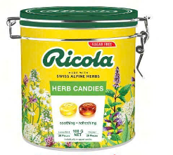 Kẹo ngậm thảo mộc Ricola Swiss Alpine Herbs. 