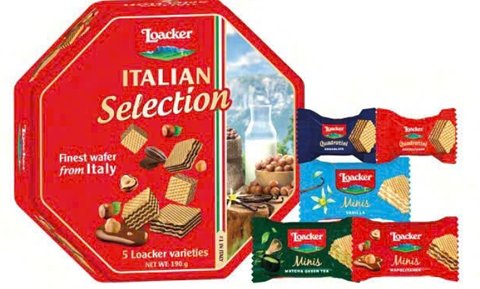 Bánh xốp Loacker Italian Selection 