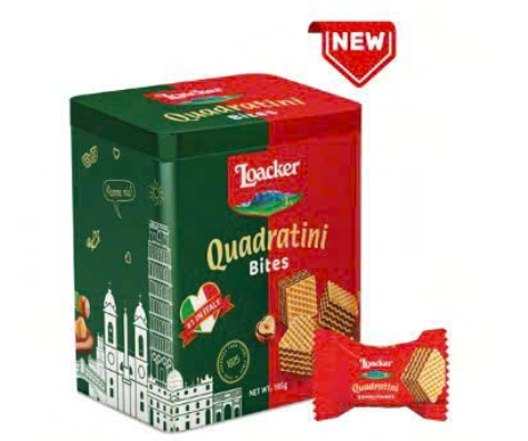 Bánh xốp Loacker Quadratini Bites 