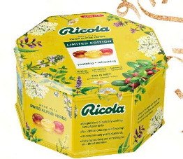  Kẹo Thảo Mộc Ricola Swiss Herb Limited Edition 