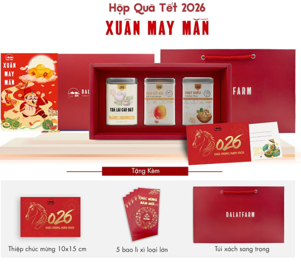  Hộp Quà Xuân May Mắn 