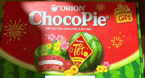  Hộp quà tặng Chocopie vị dưa hấu 