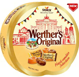  Kẹo Caramel Werther's Original Hard Candies Selection. 