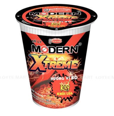  Mì ly Modern xtreme vị bò cay khói 66g 