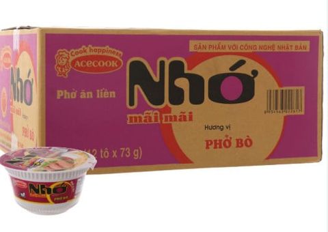 Thùng Phở tô Nhớ Mãi Mãi phở bò 75g 