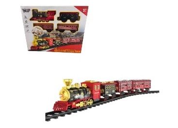  Đồ chơi lắp ráp đường ray và tàu hỏa hơi nước 