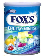  Kẹo cứng Fox's Crystal Clear Fruity Mints Candy. 