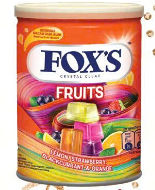  Kẹo cứng trái cây Fox's Crystal Clear Fruits Candy. 