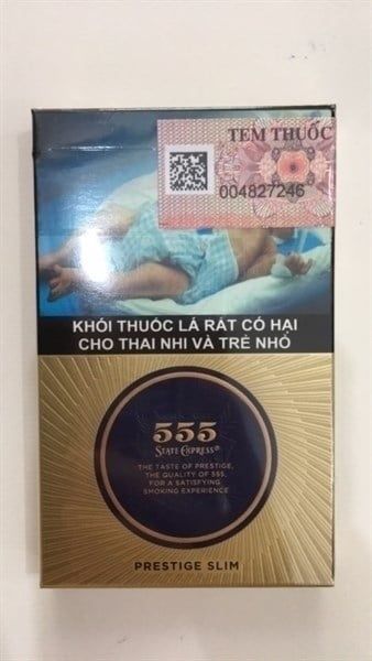  Thuốc lá 555 slim hộp 