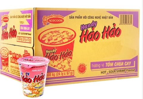  thùng Mì ly ăn liền Handy Hảo Hảo 