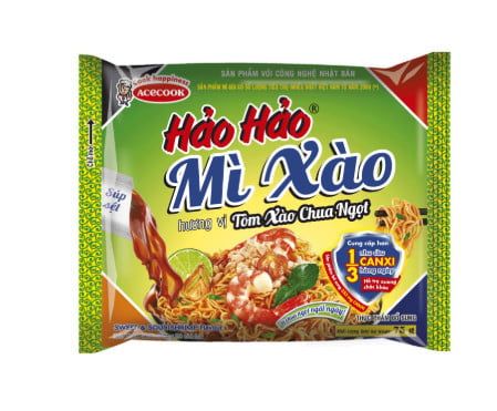  Mì Hảo Hảo xào khô tôm chua ngọt 