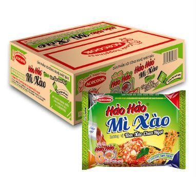  Thùng Mì Hảo Hảo xào khô tôm chua ngọt 