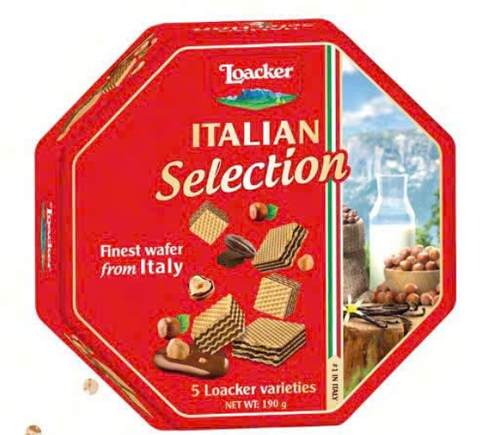  Bánh xốp Loacker Italian Selection 190g 