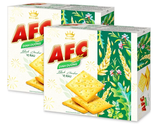  Bánh AFC  Cracker dinh dưỡng vị rau 