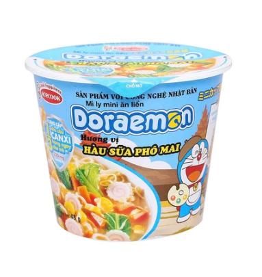  Mì ly Acecook dành cho bé Doraemon vị hàu sữa phô mai 