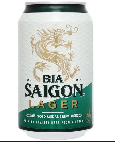  Bia Sài Gòn Lager lon 330ml 