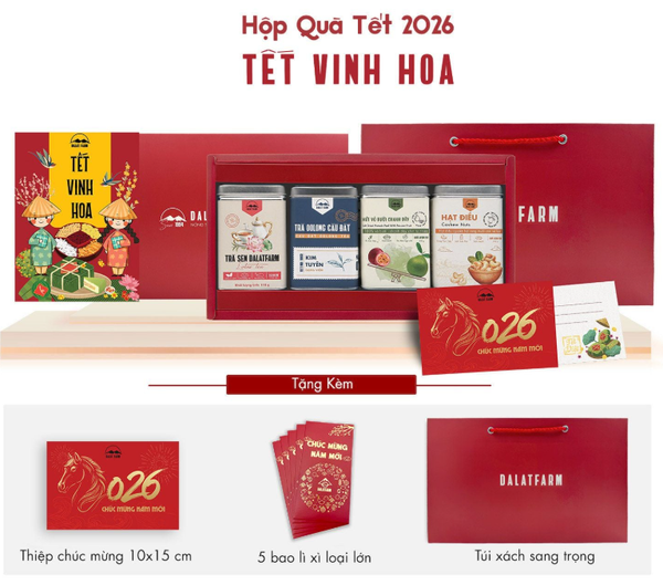  Hộp Quà Tết Vinh Hoa 